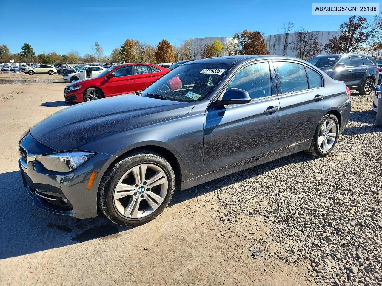 BMW 3ER 2016, VIN WBA8E3G54GNT26188