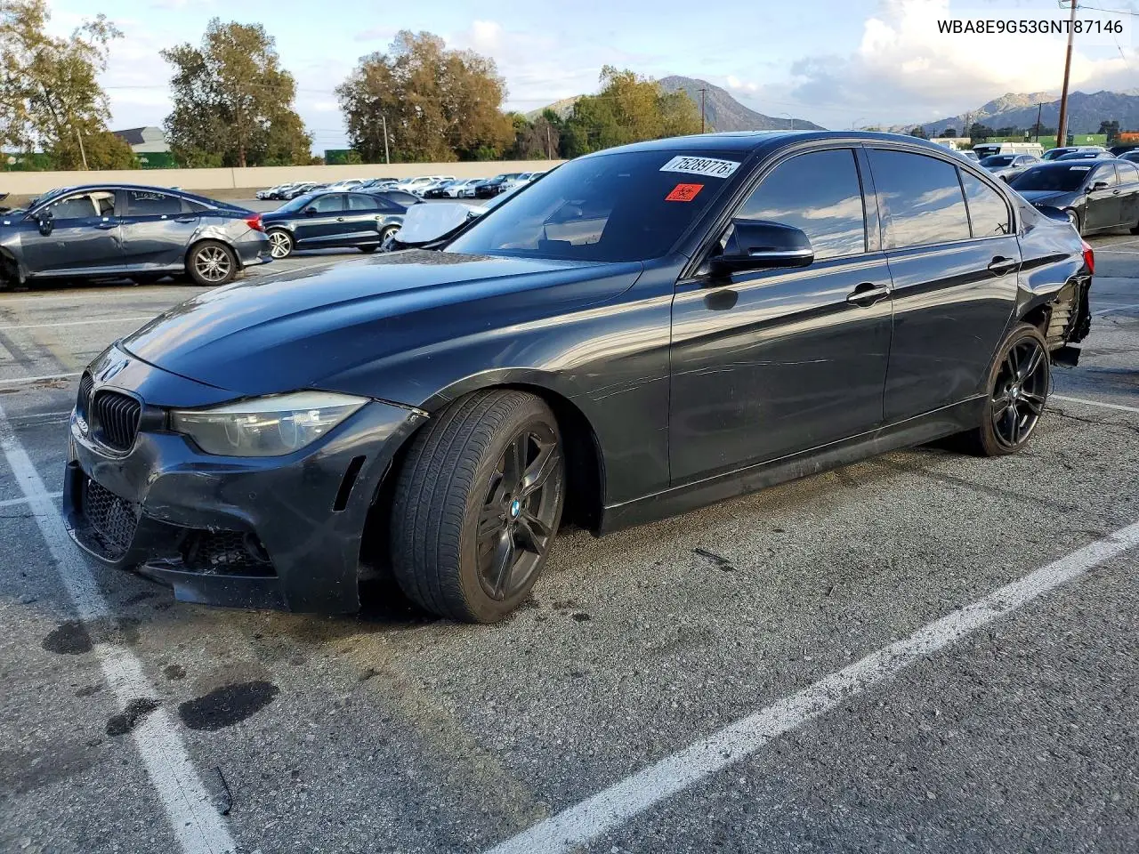 BMW 3ER 2016, VIN WBA8E9G53GNT87146