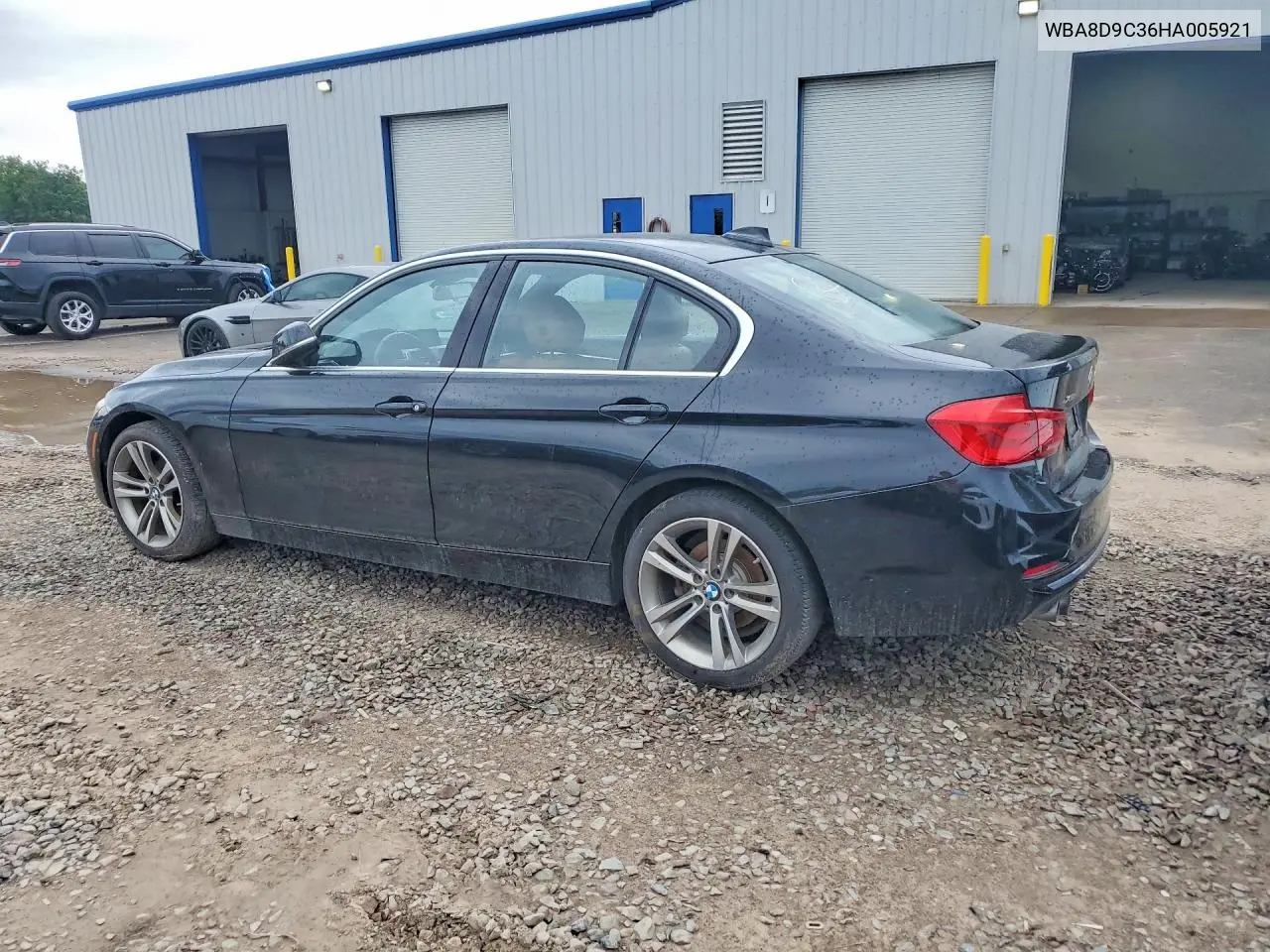 2017 BMW 3ER VIN WBA8D9C36HA005921 — фото 2