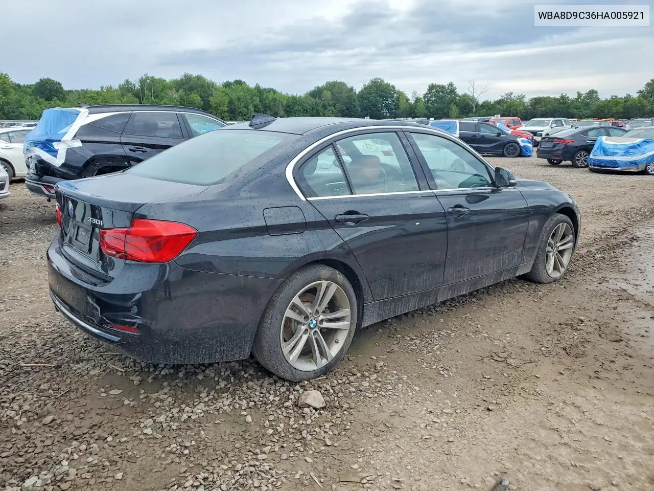 2017 BMW 3ER VIN WBA8D9C36HA005921 — фото 3