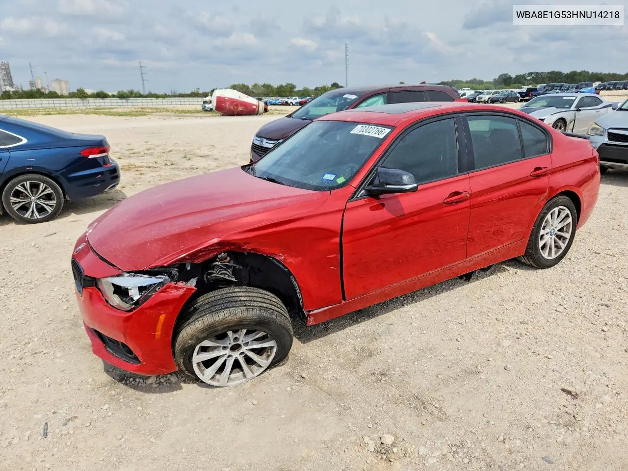 BMW 3ER 2017, VIN WBA8E1G53HNU14218