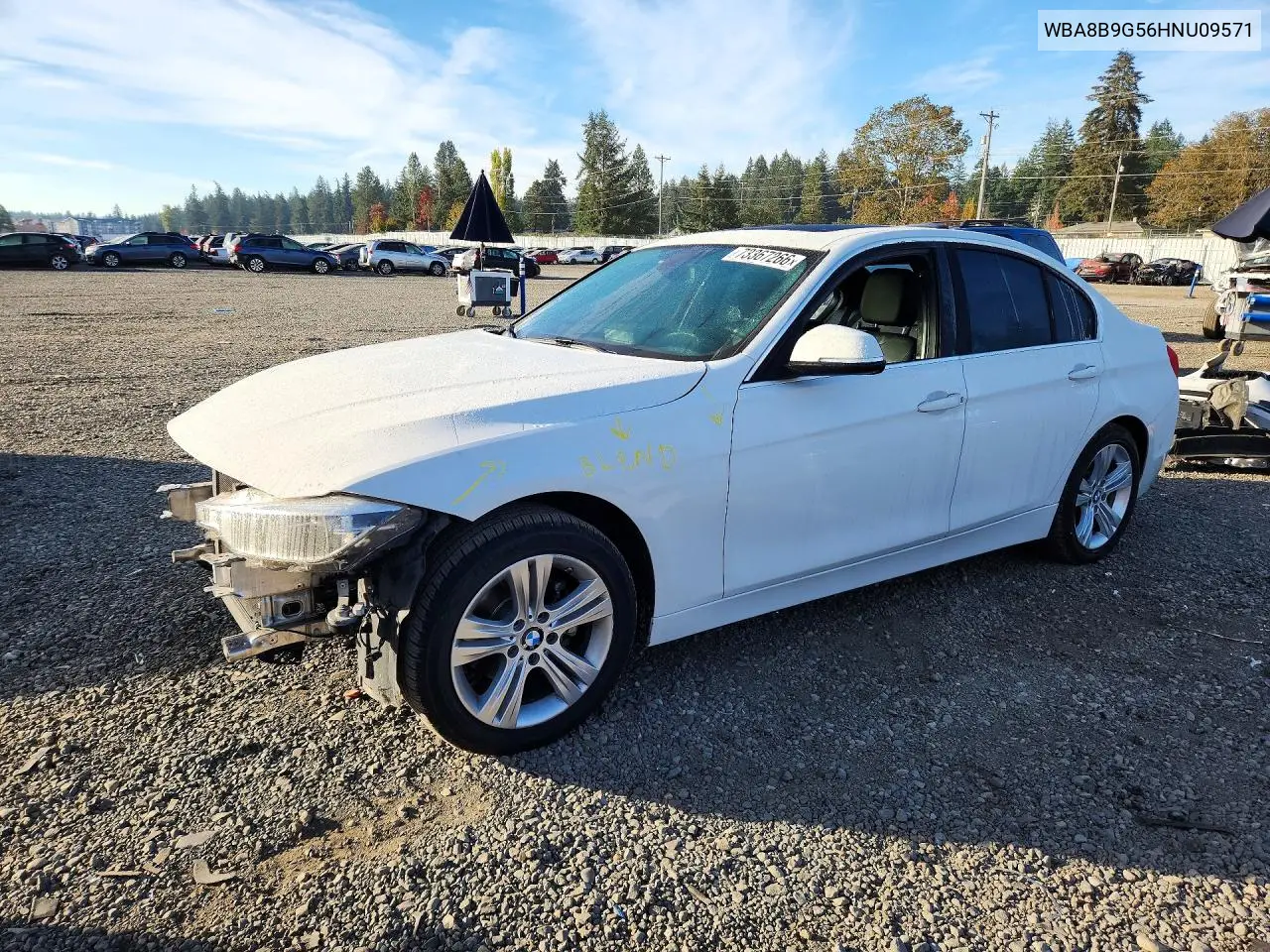 BMW 3ER 2017, VIN WBA8B9G56HNU09571