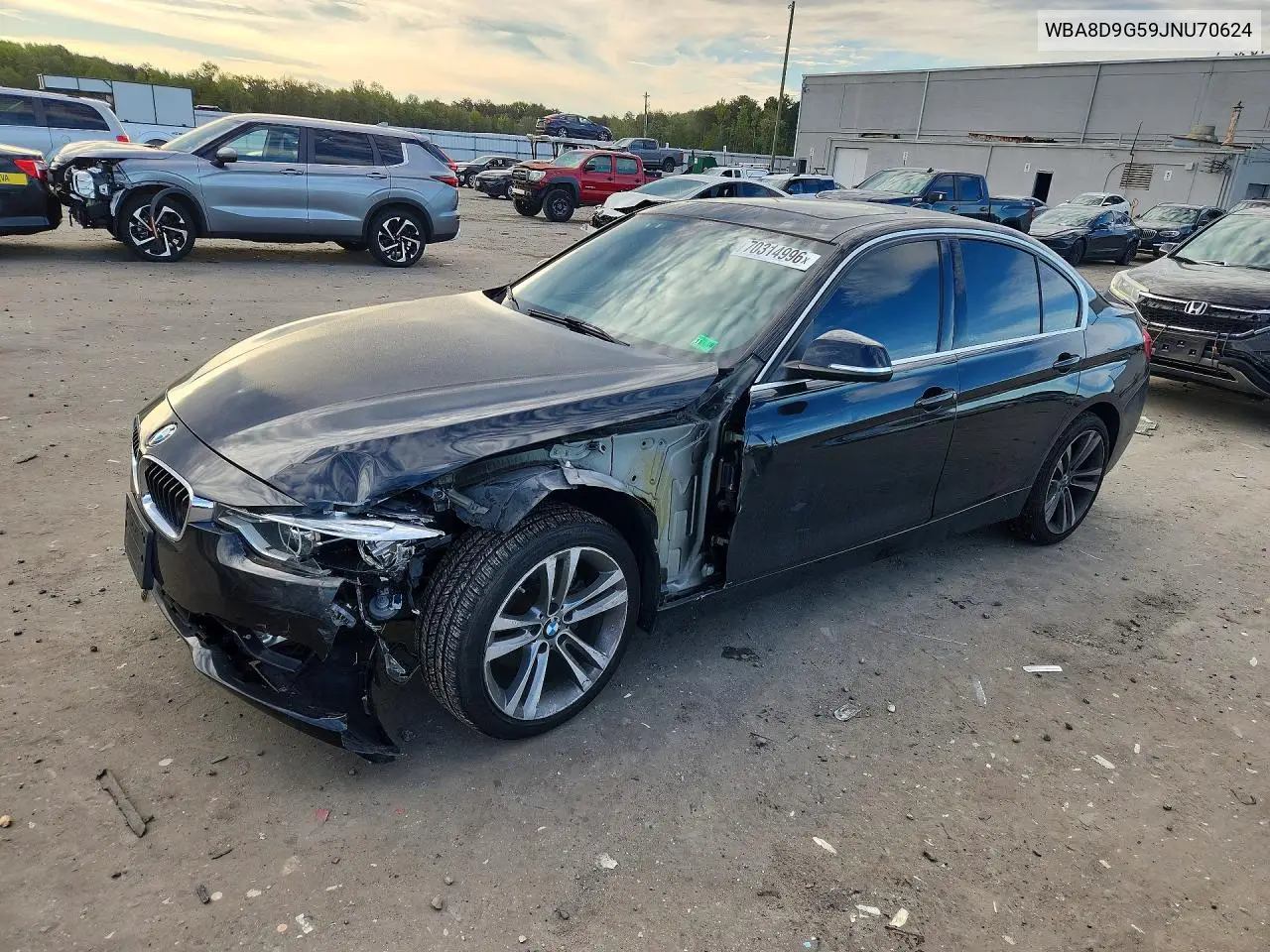 BMW 3ER 2018, VIN WBA8D9G59JNU70624