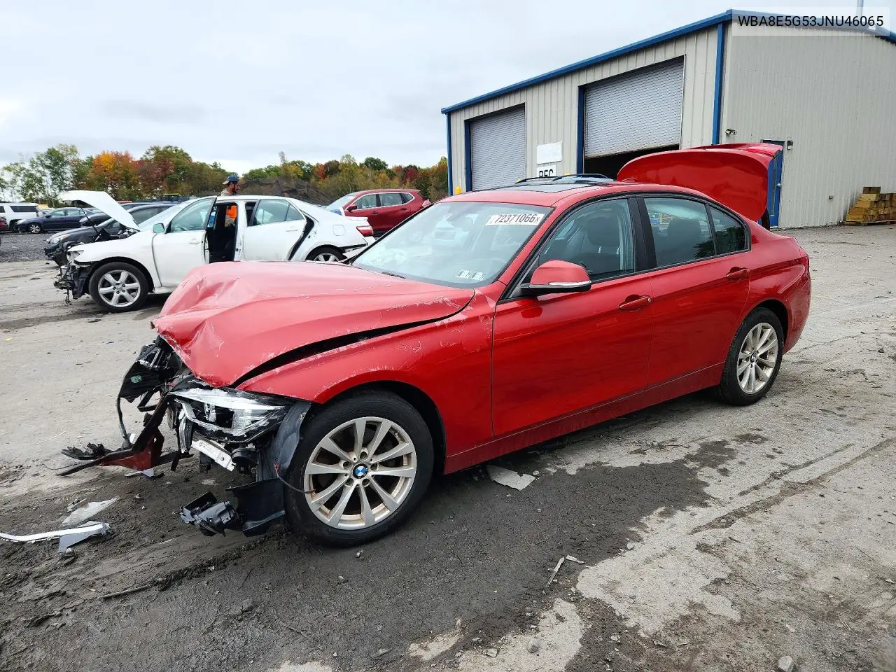 BMW 3ER 2018, VIN WBA8E5G53JNU46065