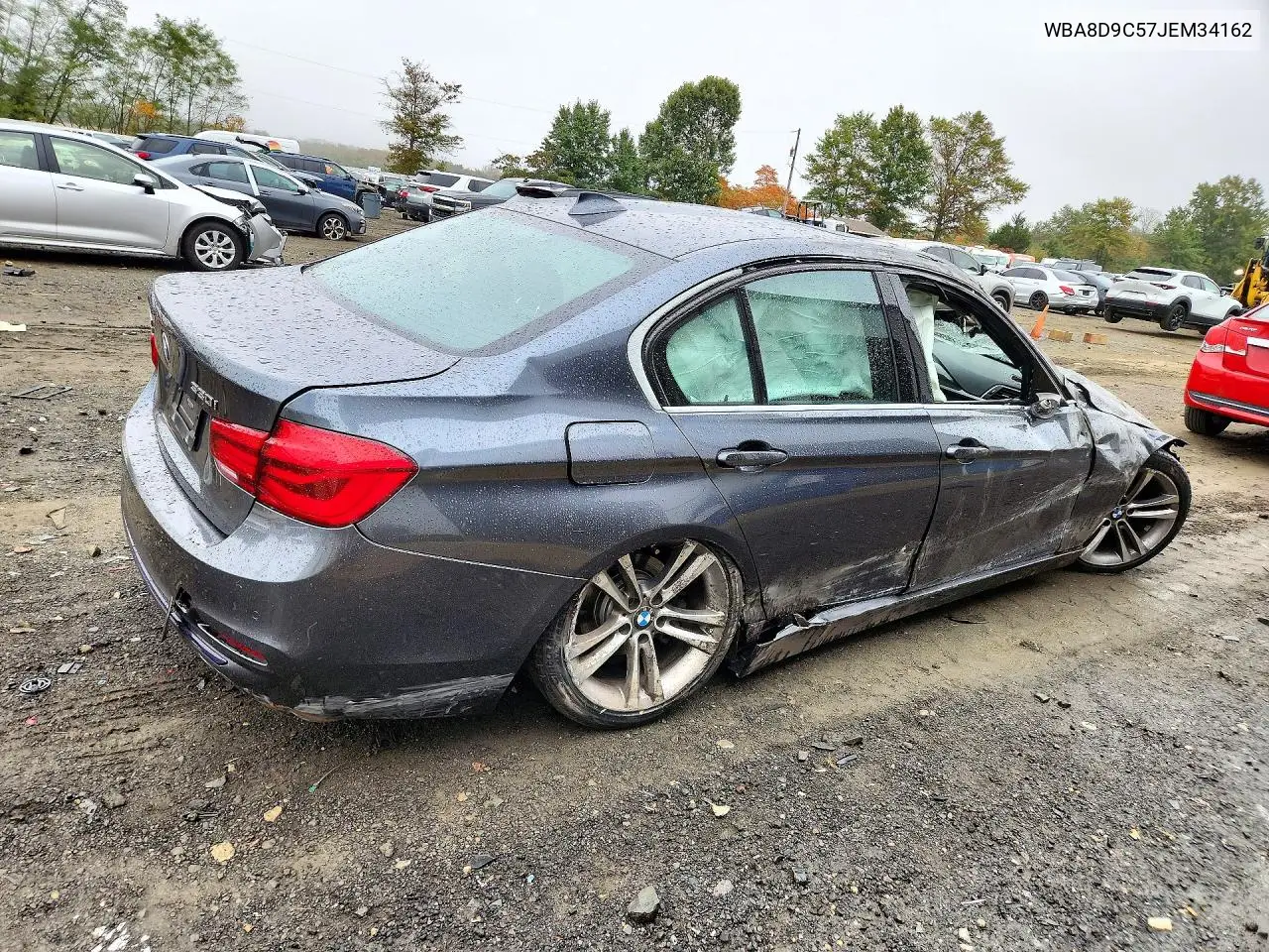 2018 BMW 3ER VIN WBA8D9C57JEM34162 — фото 3
