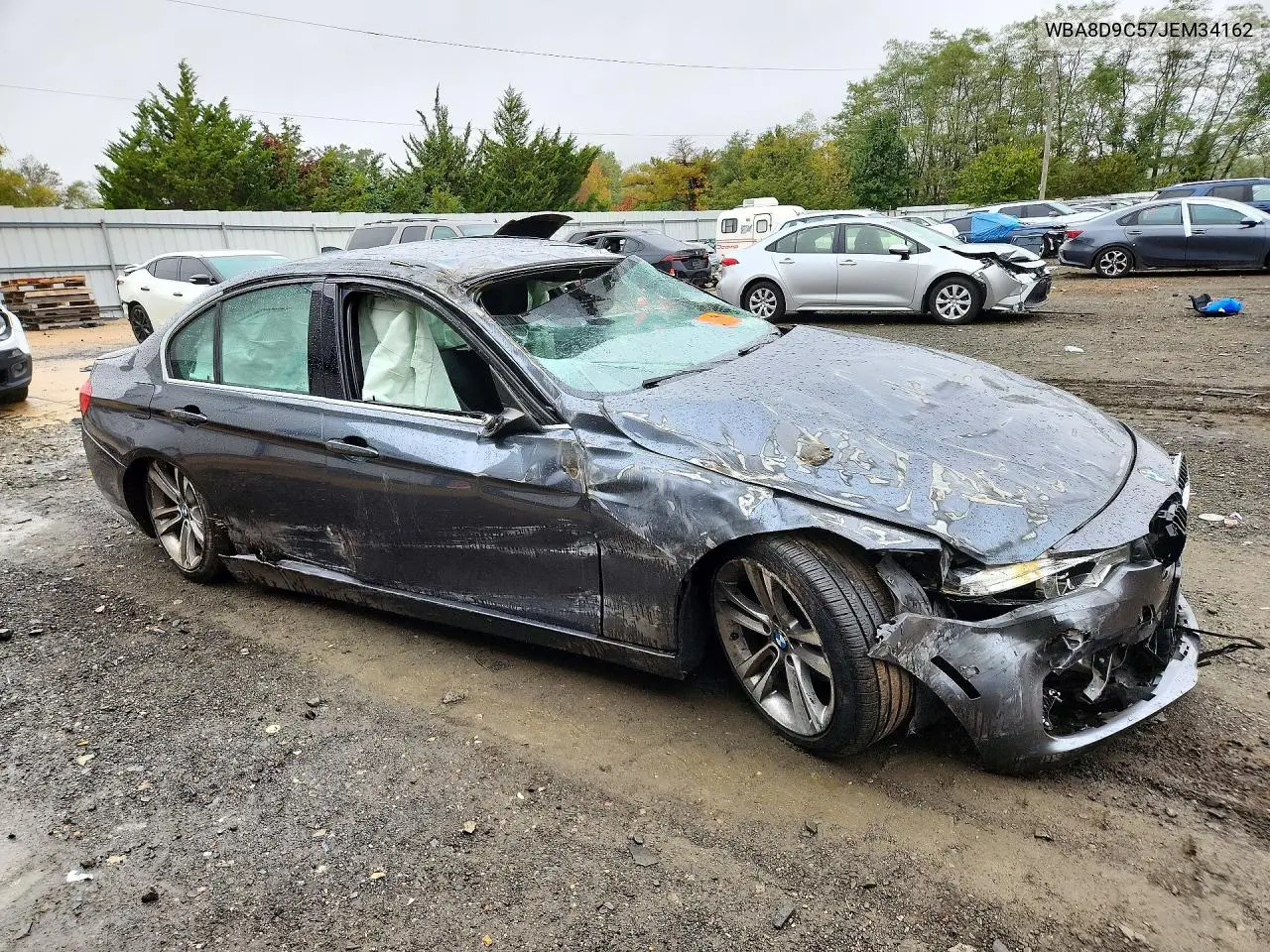 2018 BMW 3ER VIN WBA8D9C57JEM34162 — фото 4