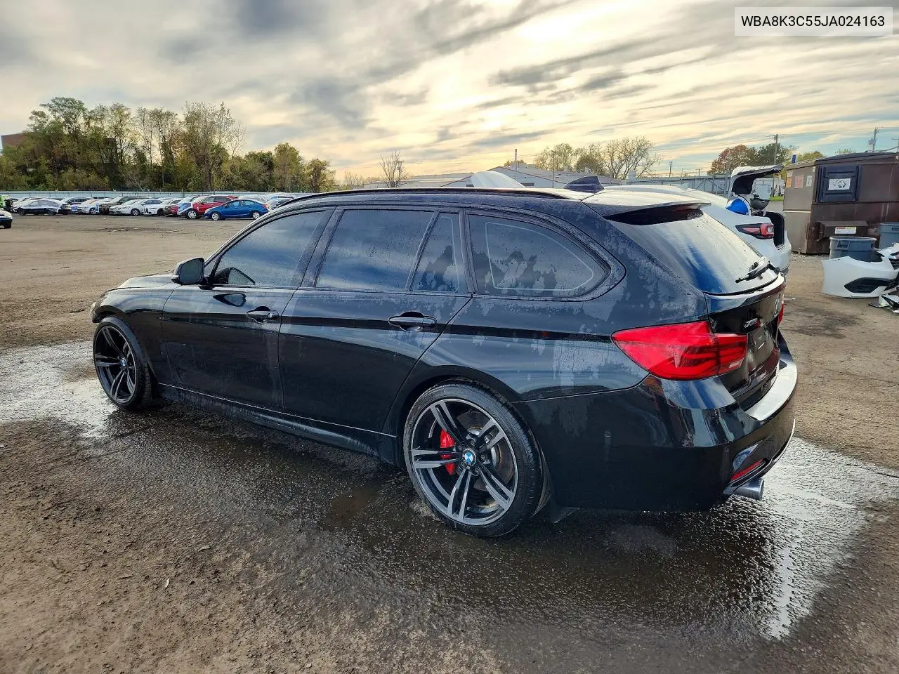 2018 BMW 3ER VIN WBA8K3C55JA024163 — фото 2