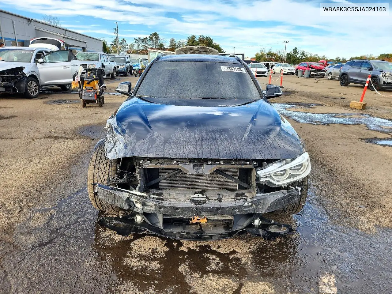 2018 BMW 3ER VIN WBA8K3C55JA024163 — фото 5