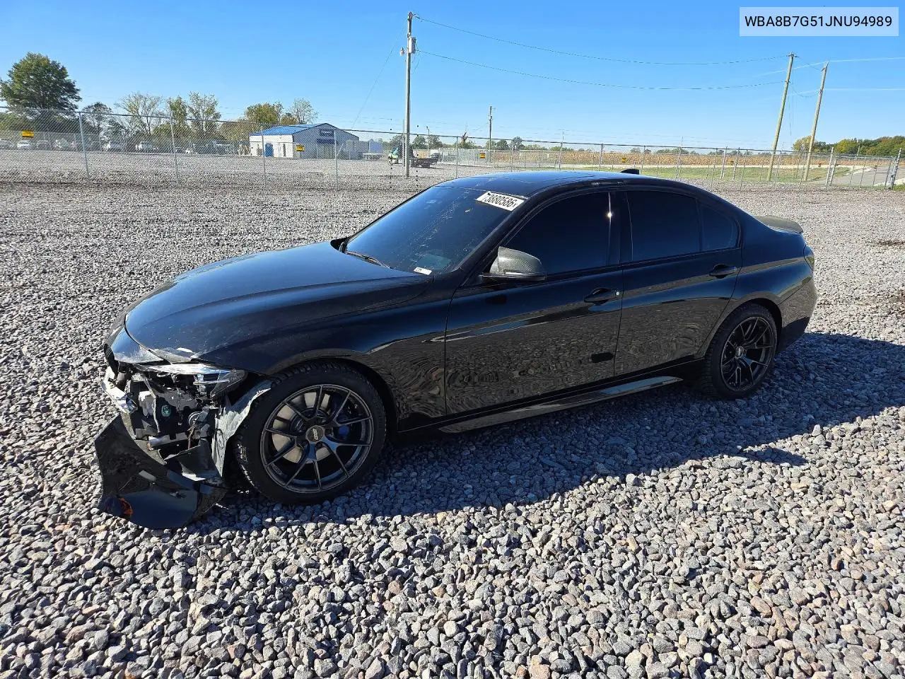 BMW 3ER 2018, VIN WBA8B7G51JNU94989