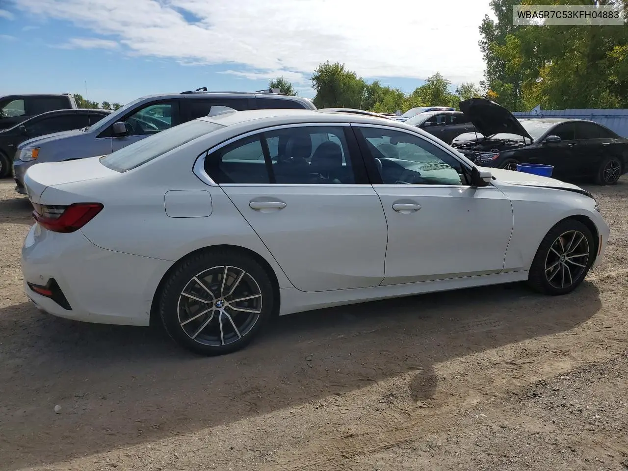 2019 BMW 3ER VIN WBA5R7C53KFH04883 — фото 3