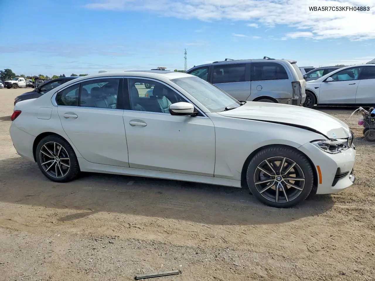 2019 BMW 3ER VIN WBA5R7C53KFH04883 — фото 4