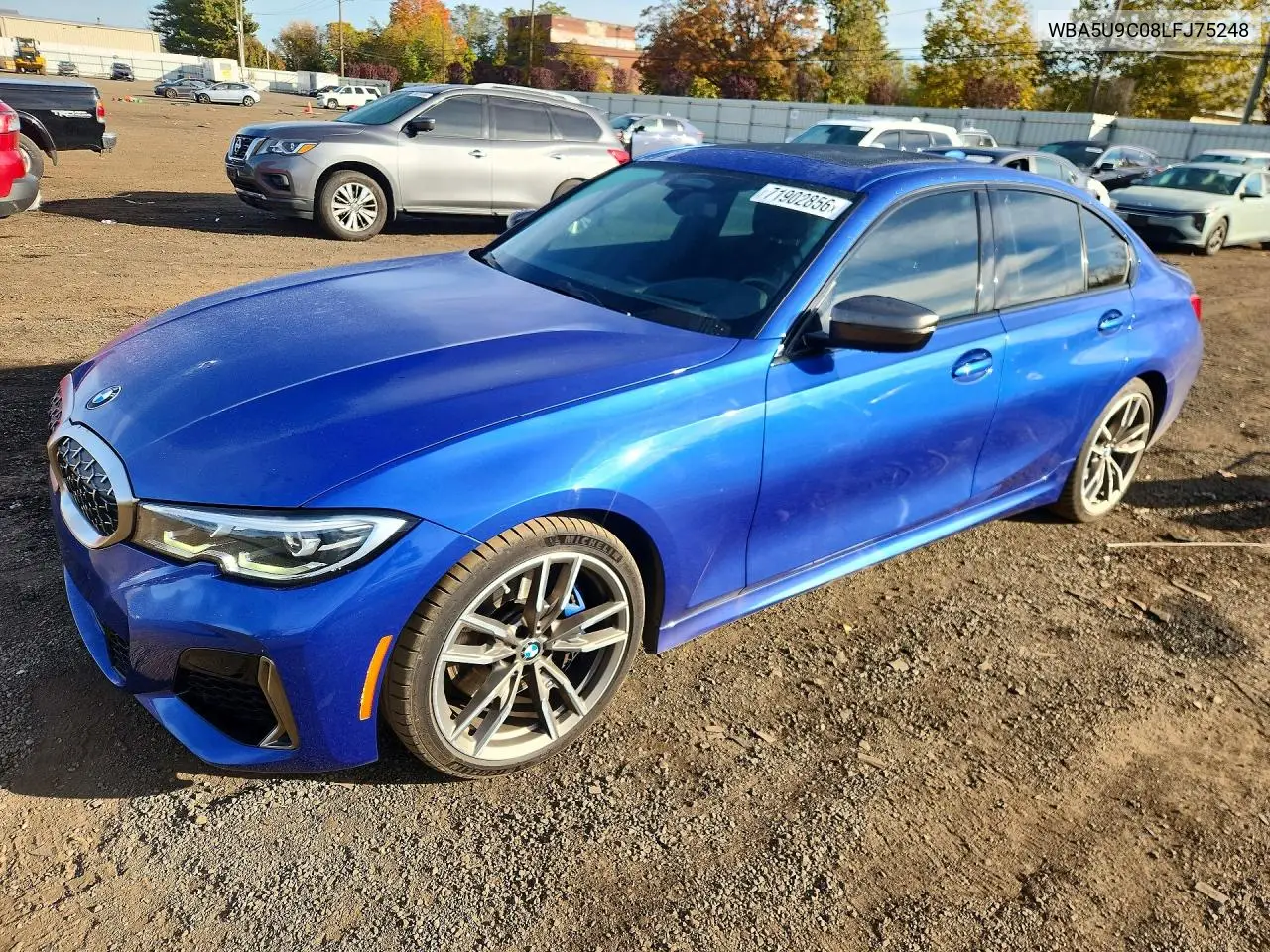 BMW 3ER 2020, VIN WBA5U9C08LFJ75248