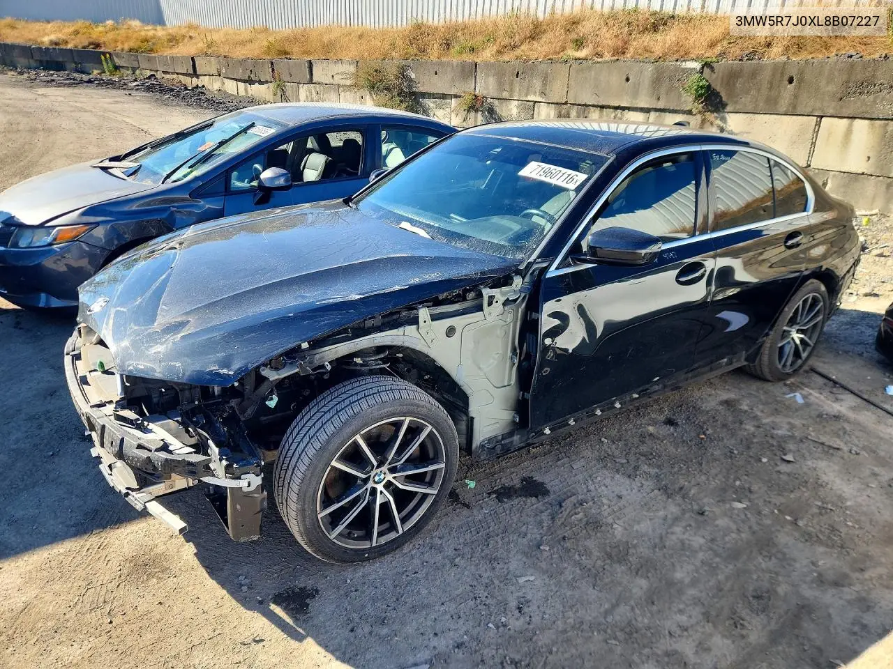 BMW 3ER 2020, VIN 3MW5R7J0XL8B07227