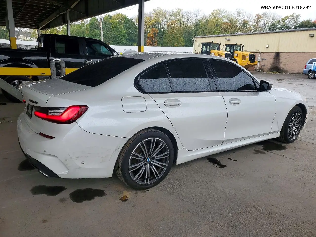 2020 BMW 3ER VIN WBA5U9C01LFJ18292 — фото 3