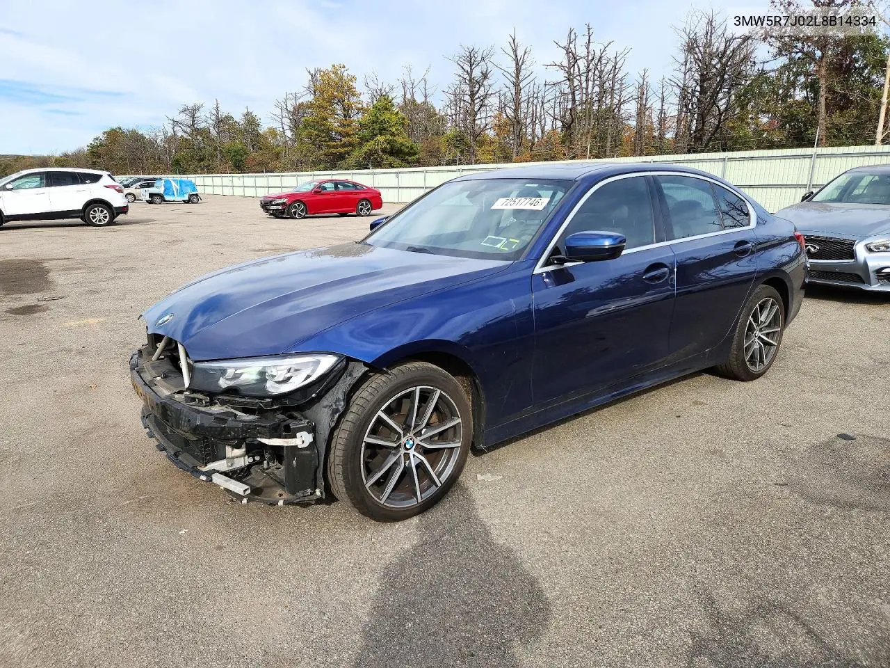 BMW 3ER 2020, VIN 3MW5R7J02L8B14334