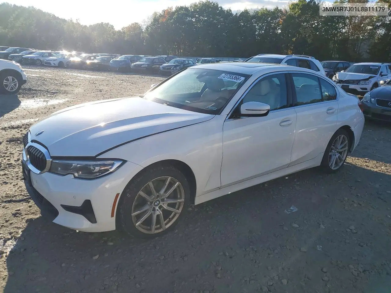 BMW 3ER 2020, VIN 3MW5R7J01L8B11179