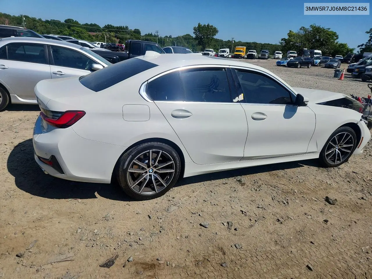 2021 BMW 3ER VIN 3MW5R7J06M8C21436 — фото 3