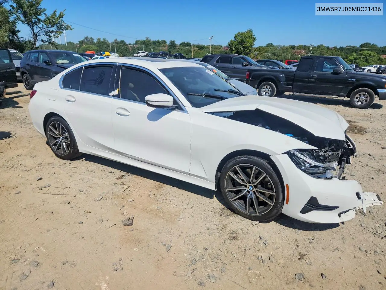 2021 BMW 3ER VIN 3MW5R7J06M8C21436 — фото 4