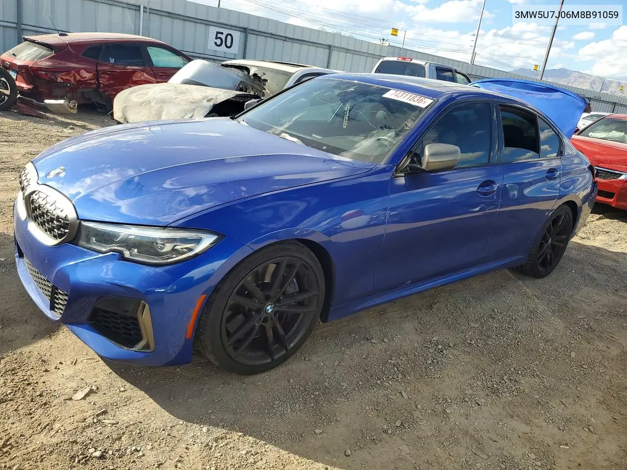 BMW 3ER 2021, VIN 3MW5U7J06M8B91059