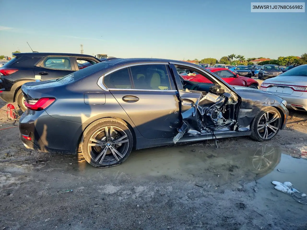 2022 BMW 3ER VIN 3MW5R1J07N8C66982 — фото 3