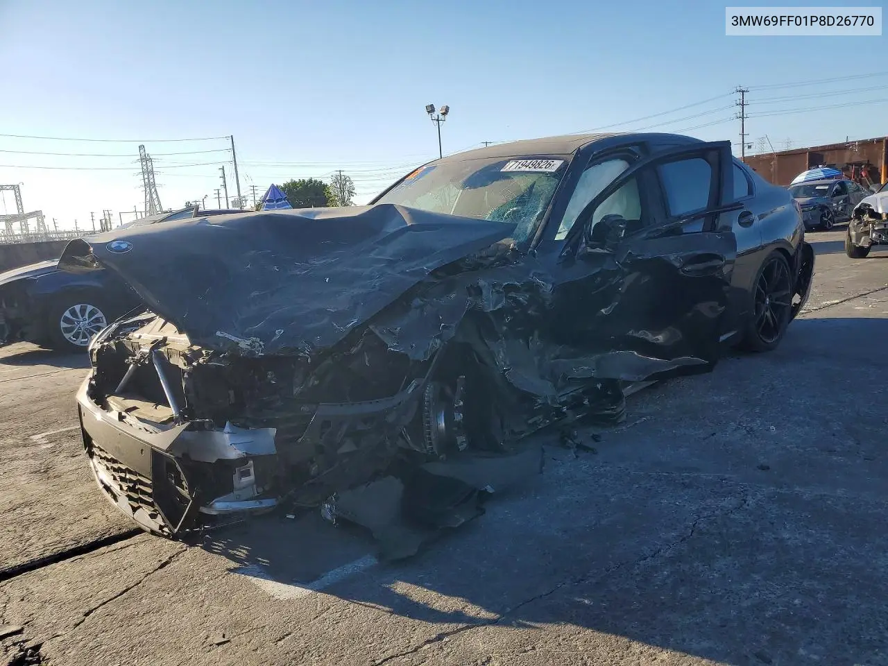 BMW 3ER 2023, VIN 3MW69FF01P8D26770