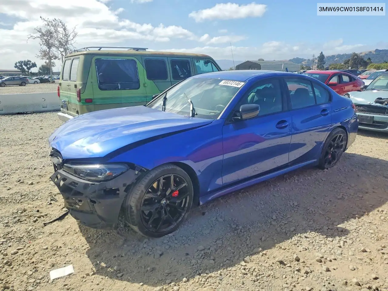 BMW 3ER 2025, VIN 3MW69CW01S8F01414