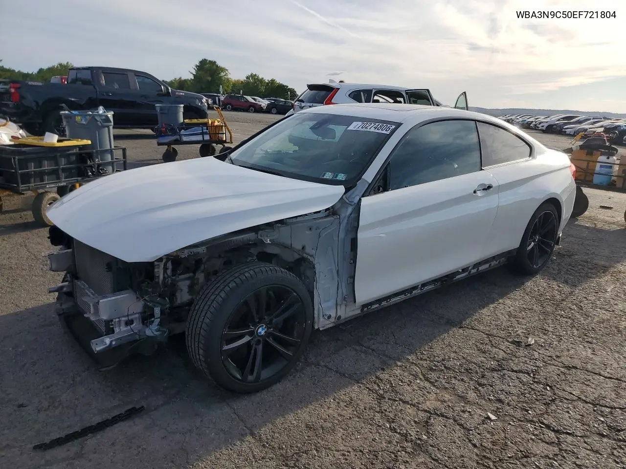 BMW 4ER 2014, VIN WBA3N9C50EF721804