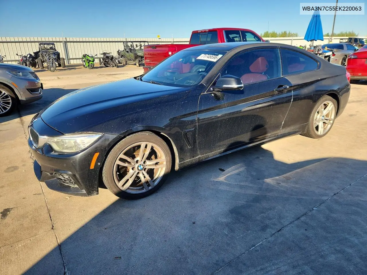 BMW 4ER 2014, VIN WBA3N7C55EK220063
