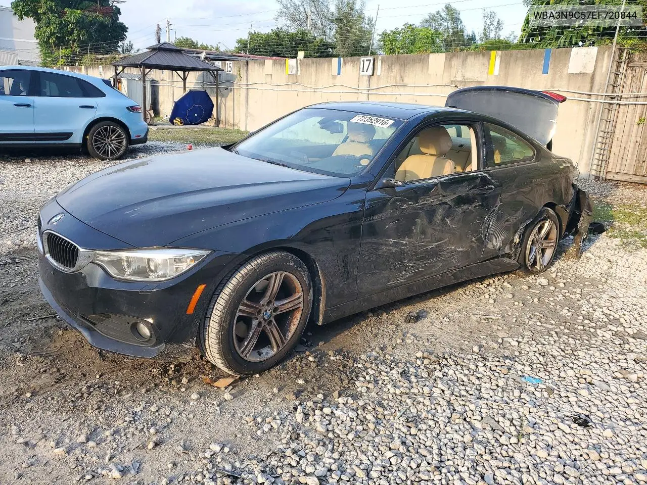 BMW 4ER 2014, VIN WBA3N9C57EF720844