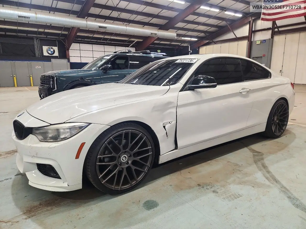 BMW 4ER 2014, VIN WBA3N3C53EF710728