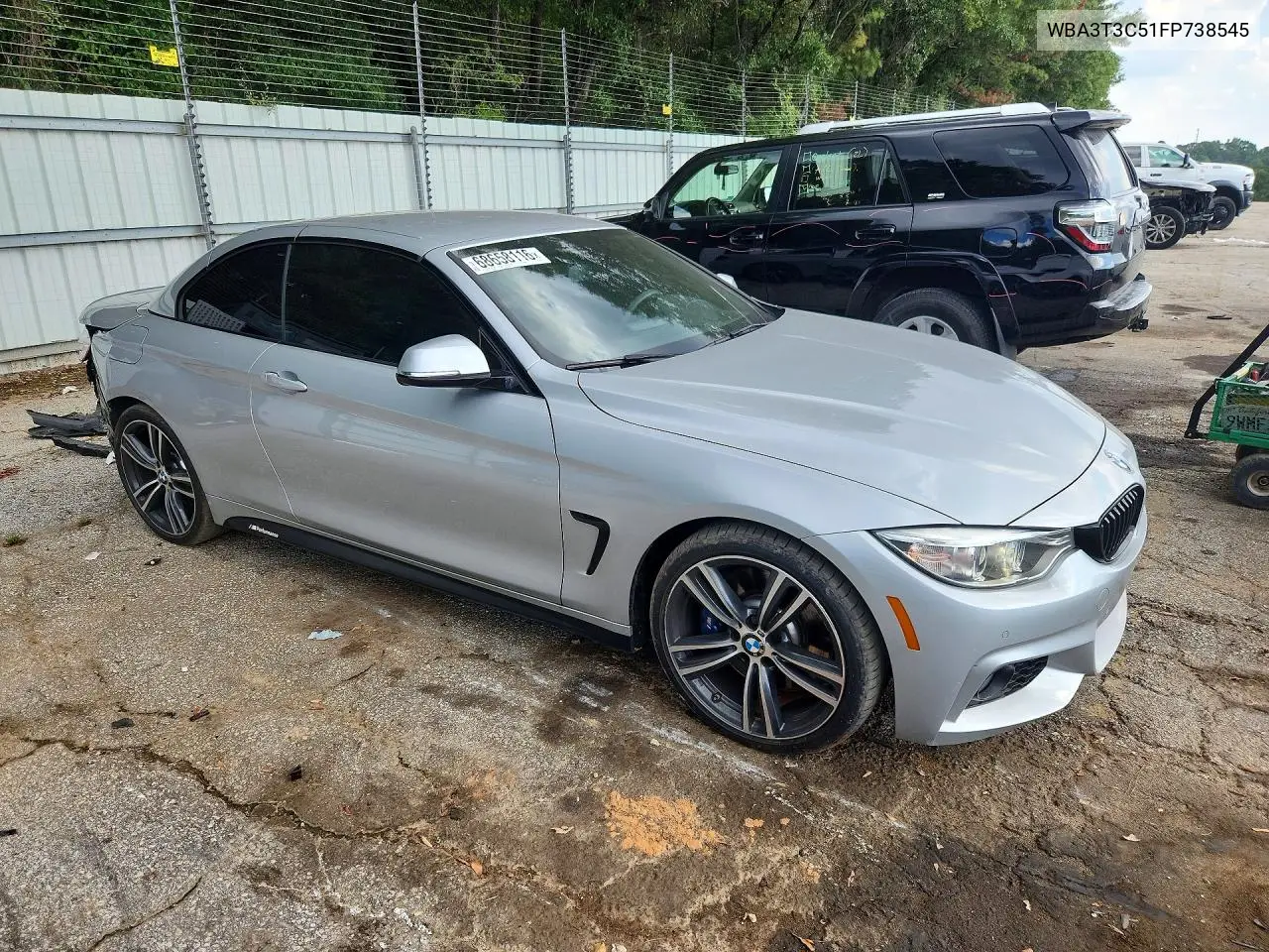 2015 BMW 4ER VIN WBA3T3C51FP738545 — фото 4