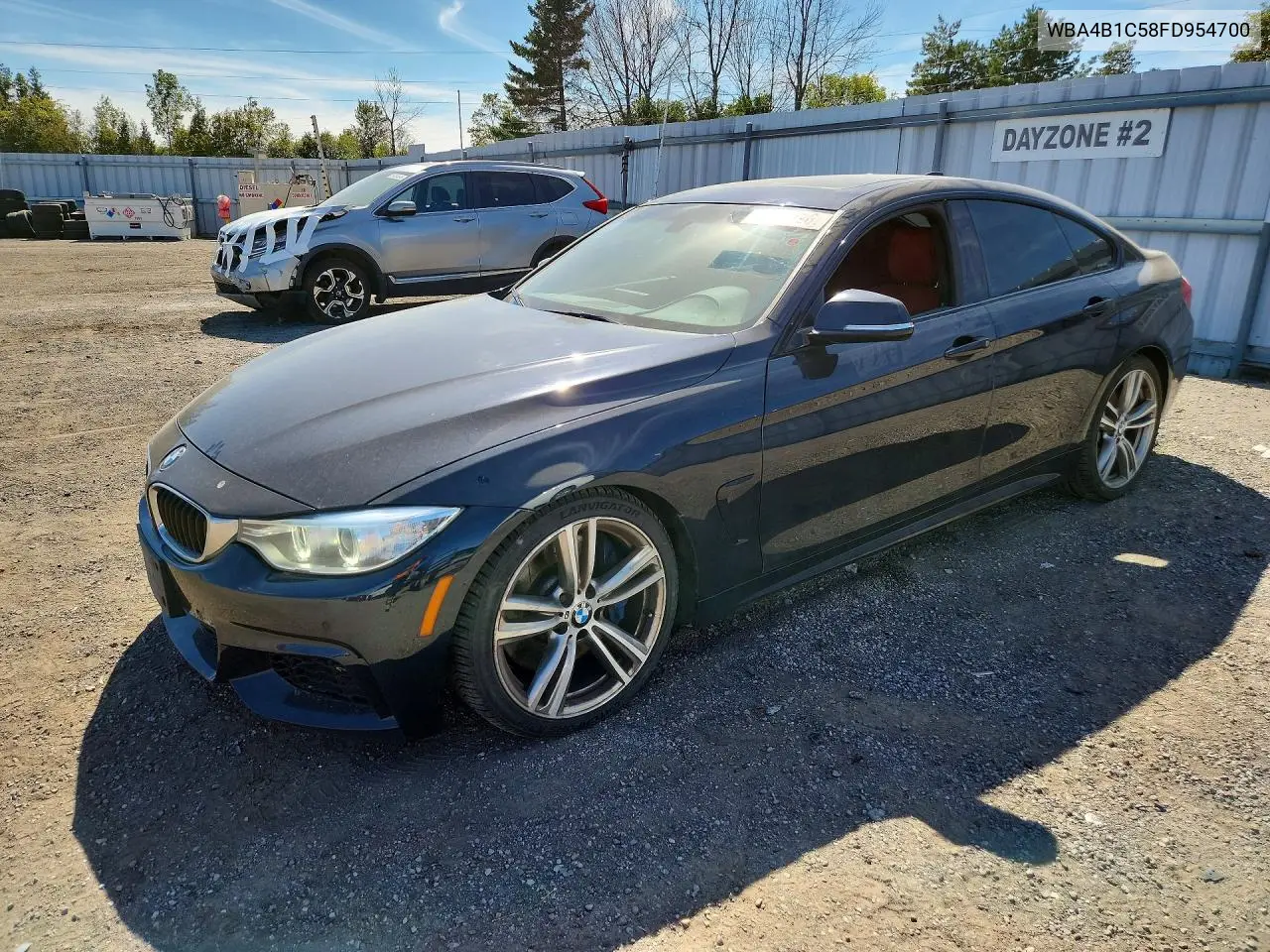 BMW 4ER 2015, VIN WBA4B1C58FD954700