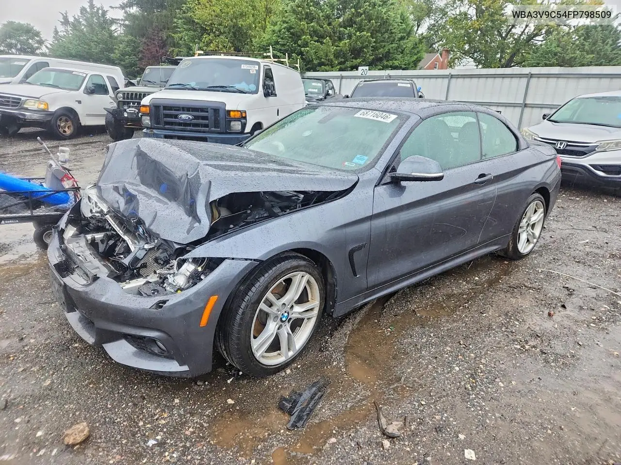 BMW 4ER 2015, VIN WBA3V9C54FP798509