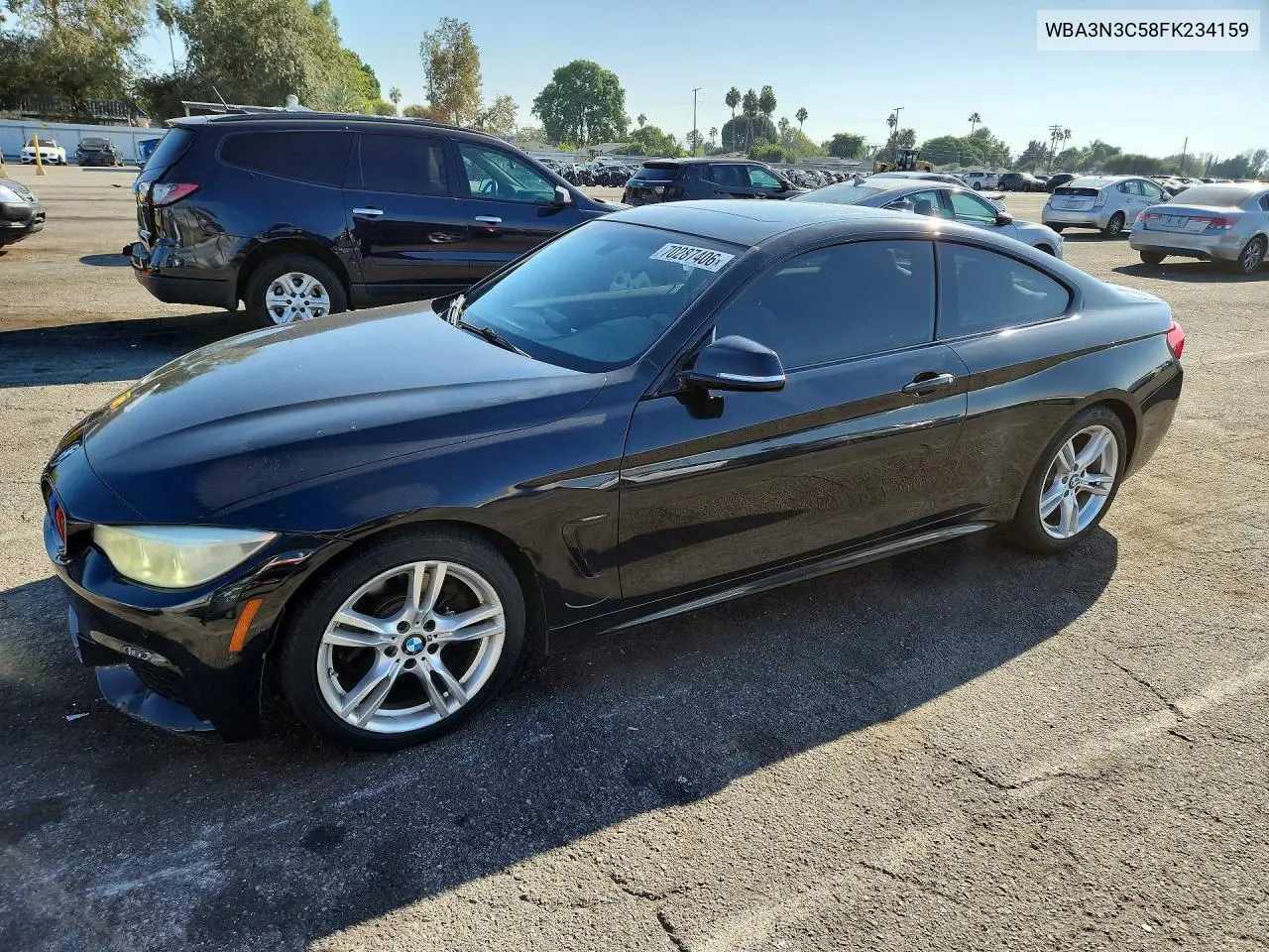 BMW 4ER 2015, VIN WBA3N3C58FK234159