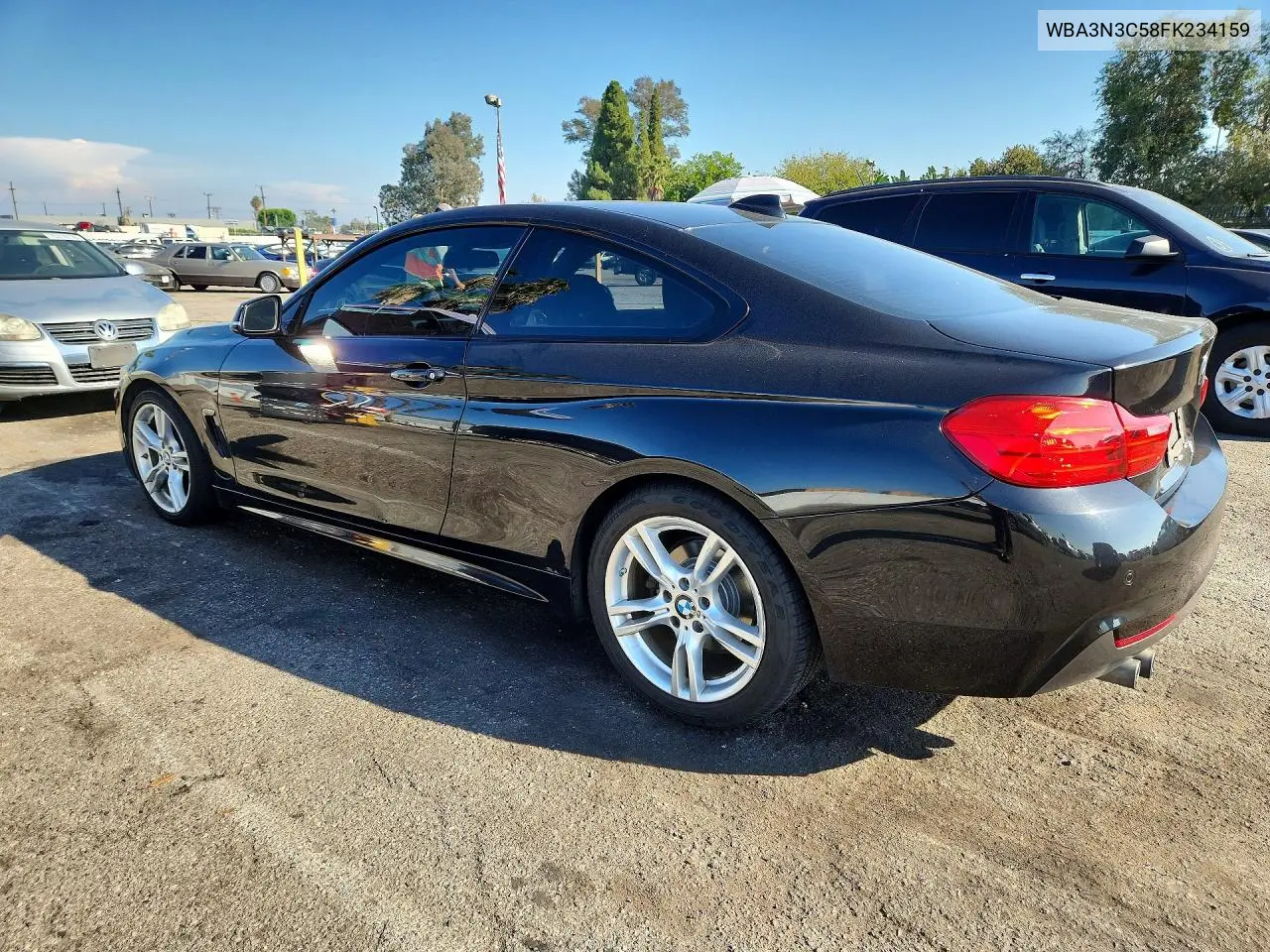 2015 BMW 4ER VIN WBA3N3C58FK234159 — фото 2