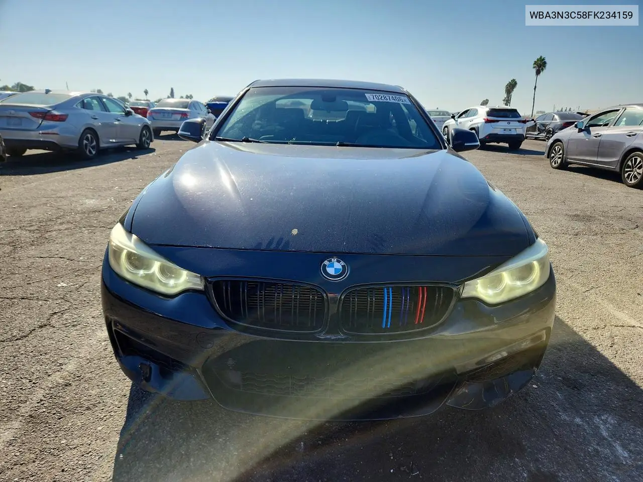 2015 BMW 4ER VIN WBA3N3C58FK234159 — фото 5