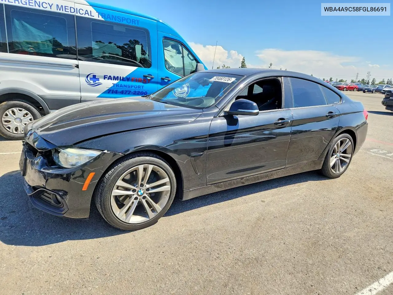 BMW 4ER 2015, VIN WBA4A9C58FGL86691