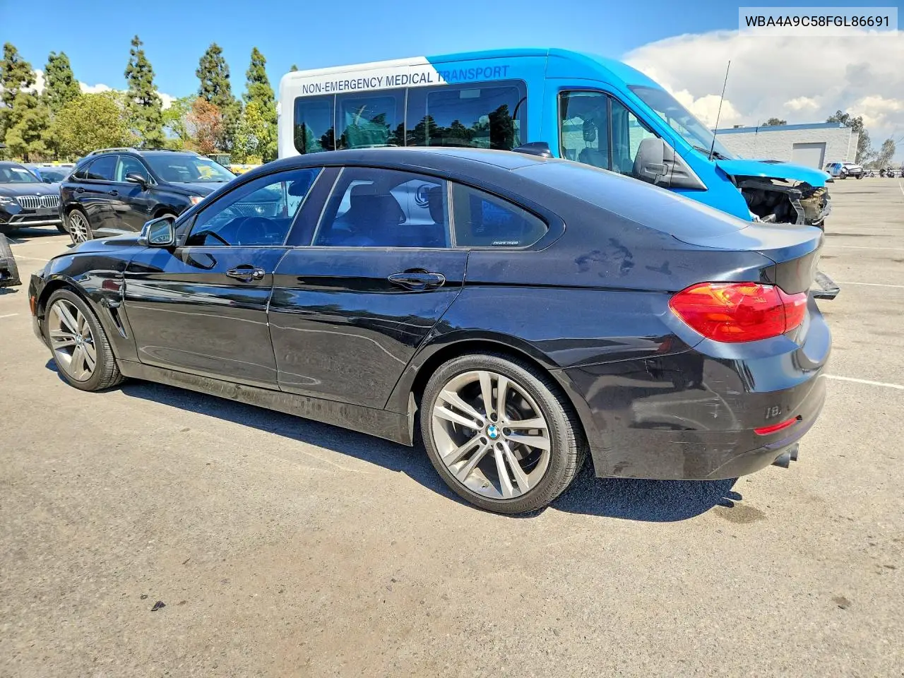 2015 BMW 4ER VIN WBA4A9C58FGL86691 — фото 2
