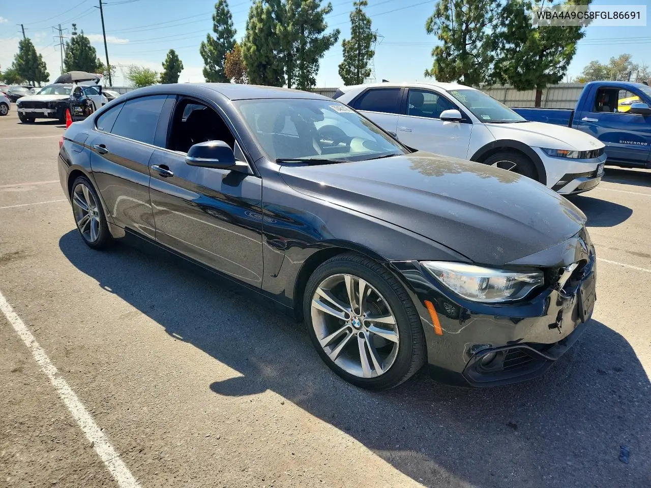 2015 BMW 4ER VIN WBA4A9C58FGL86691 — фото 4