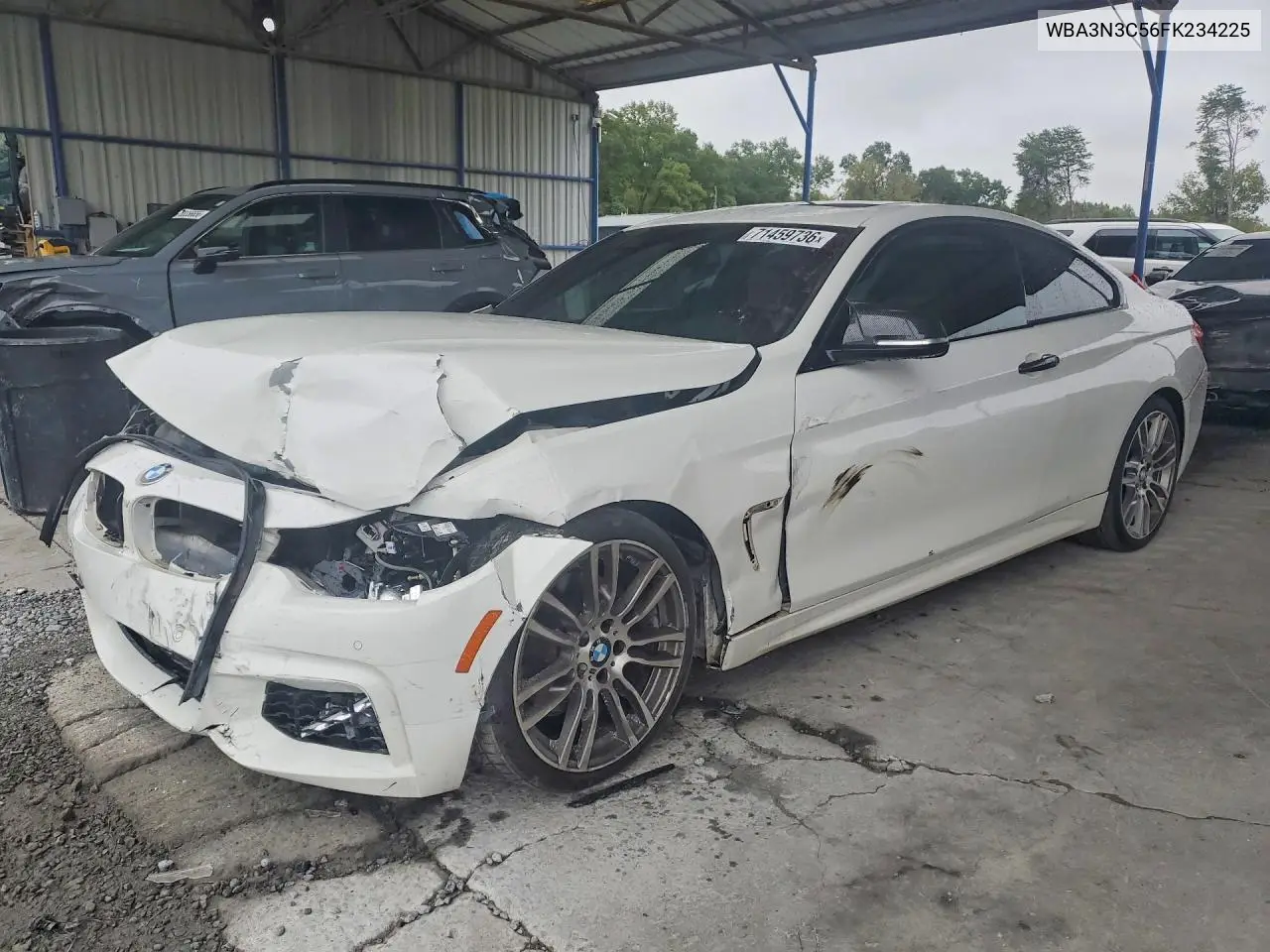 BMW 4ER 2015, VIN WBA3N3C56FK234225