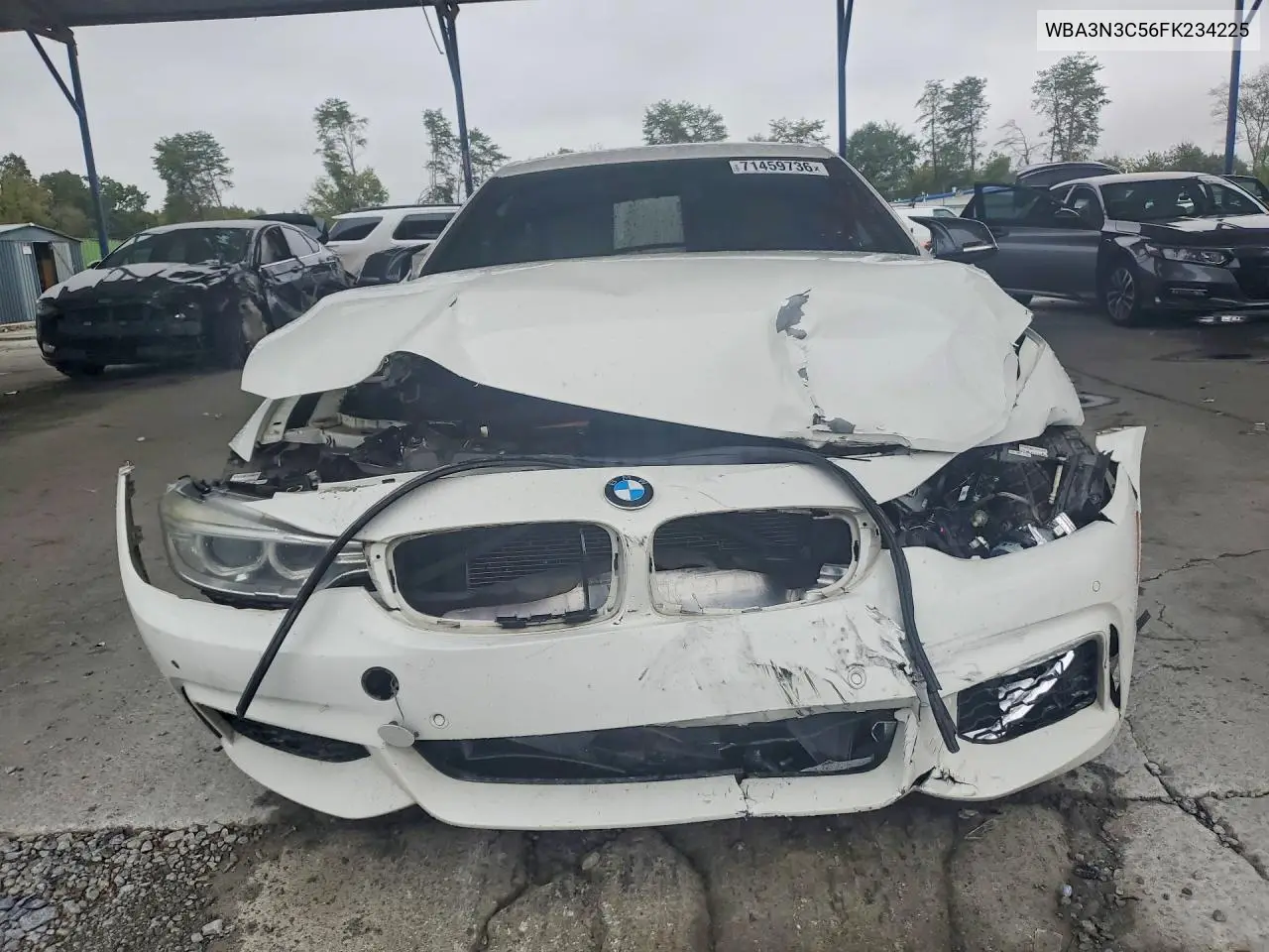 2015 BMW 4ER VIN WBA3N3C56FK234225 — фото 5