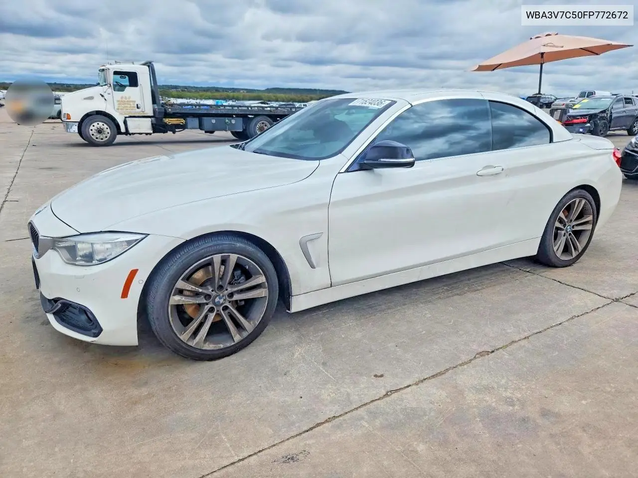 BMW 4ER 2015, VIN WBA3V7C50FP772672