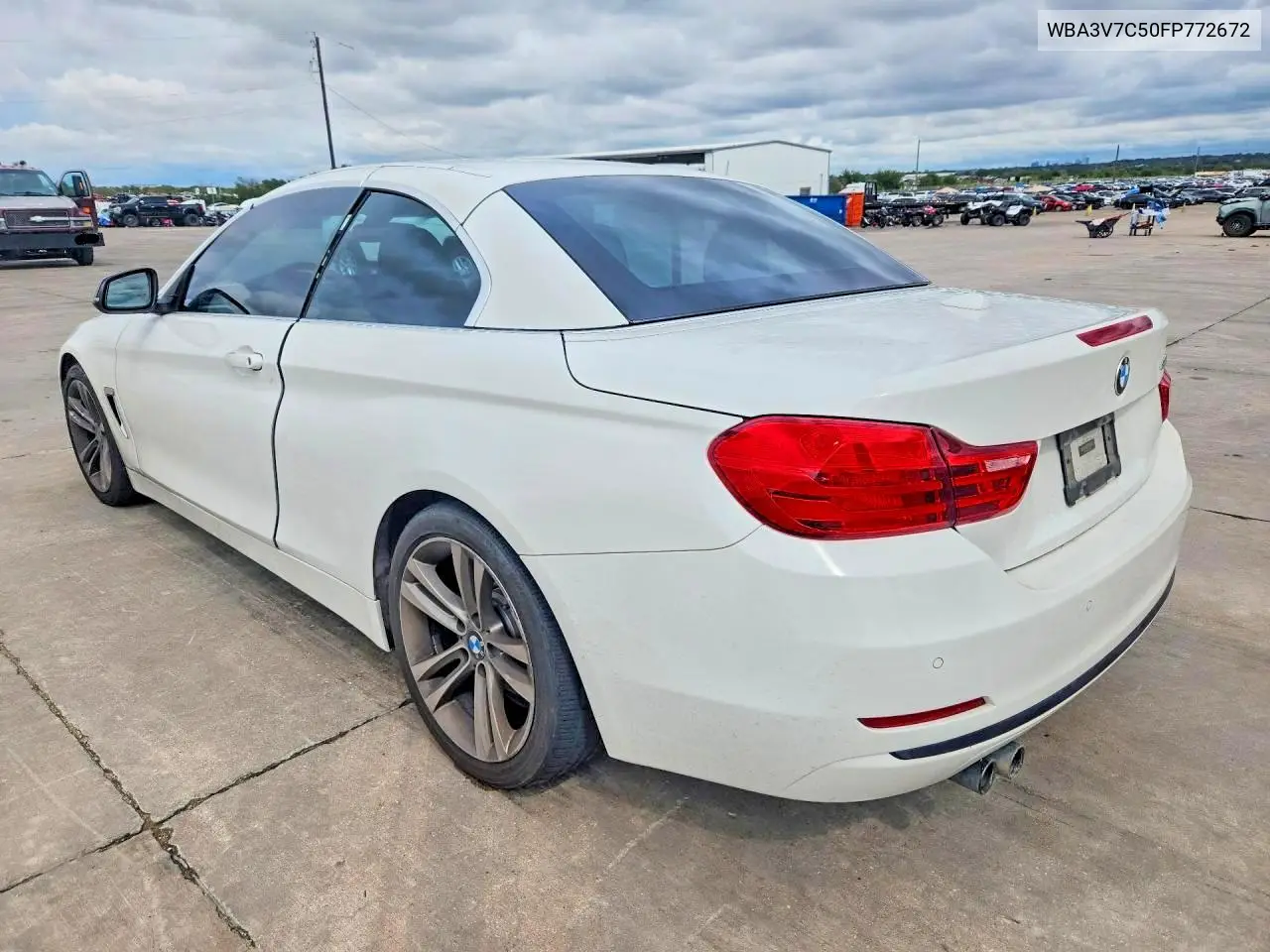 2015 BMW 4ER VIN WBA3V7C50FP772672 — фото 2