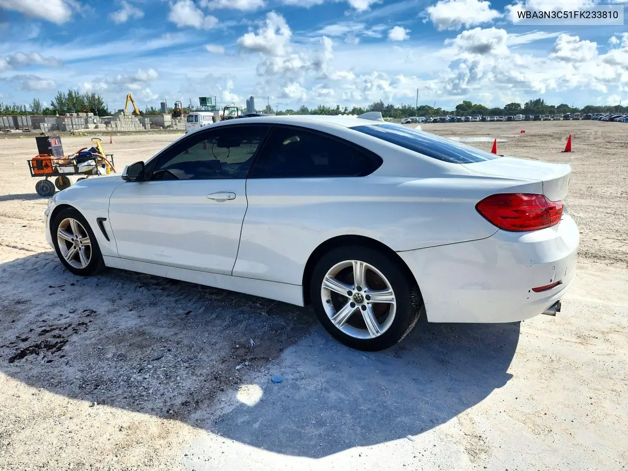2015 BMW 4ER VIN WBA3N3C51FK233810 — фото 2