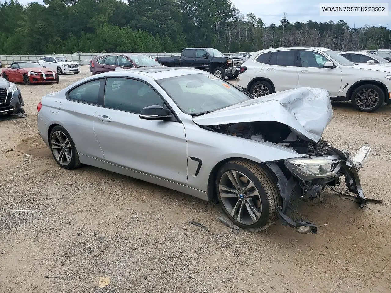 2015 BMW 4ER VIN WBA3N7C57FK223502 — фото 4