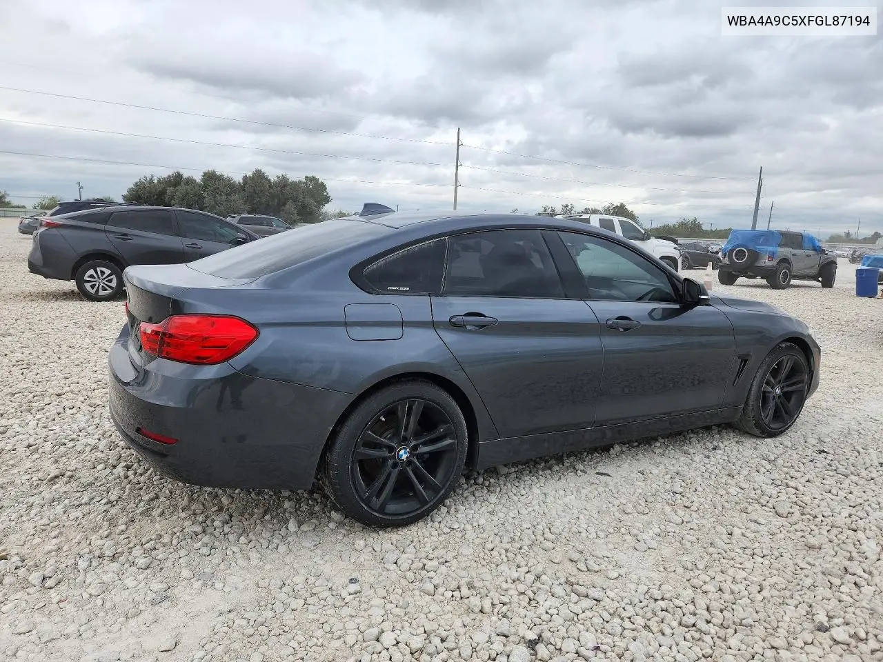 2015 BMW 4ER VIN WBA4A9C5XFGL87194 — фото 3