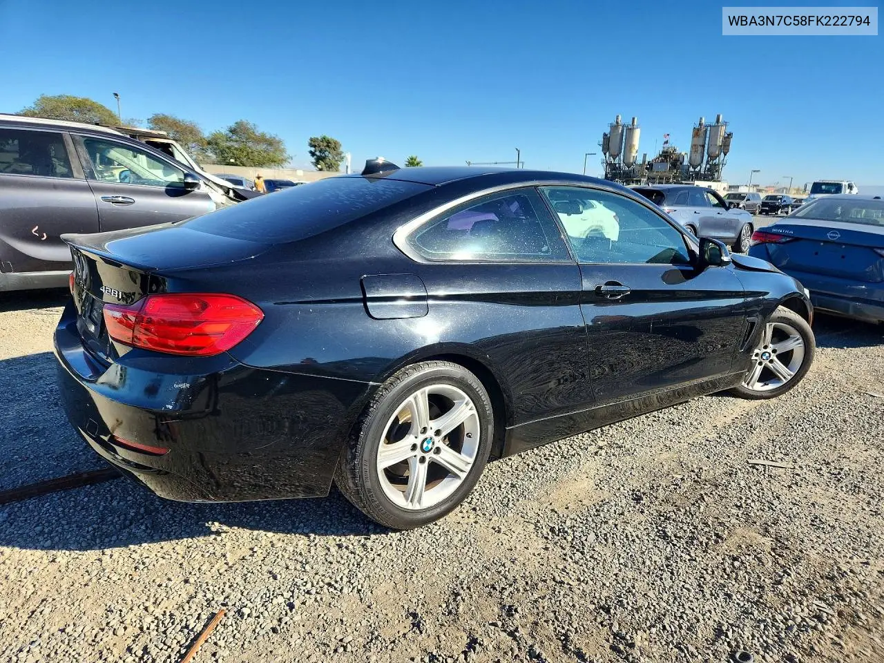 2015 BMW 4ER VIN WBA3N7C58FK222794 — фото 3