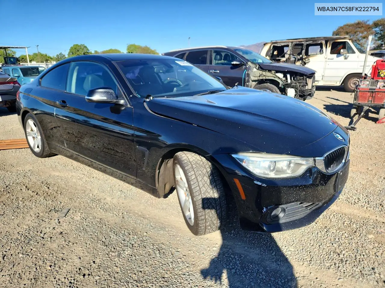 2015 BMW 4ER VIN WBA3N7C58FK222794 — фото 4