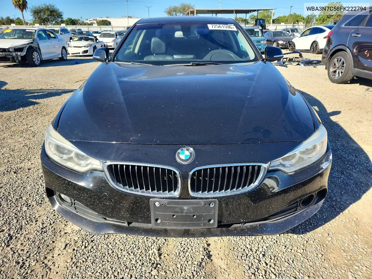 2015 BMW 4ER VIN WBA3N7C58FK222794 — фото 5