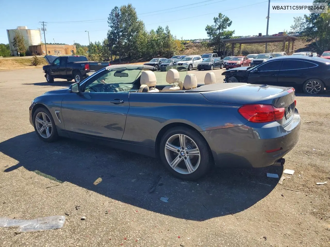 2015 BMW 4ER VIN WBA3T1C59FP820642 — фото 2
